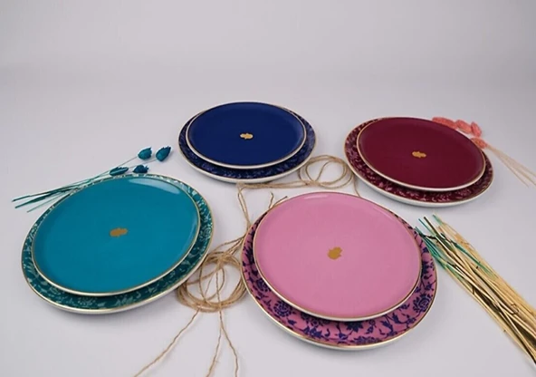 Porland Glamorous Servis Sunum Seti 8 Parça ürün görseli