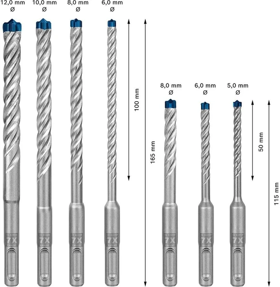 Bosch Expert  Sds Plus-7x Matkap Ucu- 2608900195 - 2