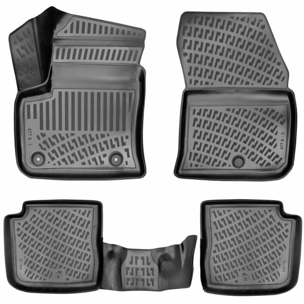 Bod Peugeot E 2008 3d Havuzlu Paspas 2022-Sonrası Elektrikli - Resim 2