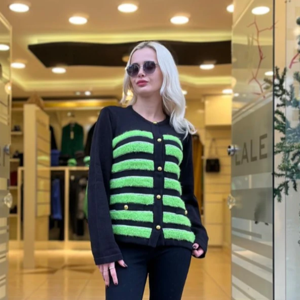 ÇİZGİLİ TRİKO HIRKA - 3