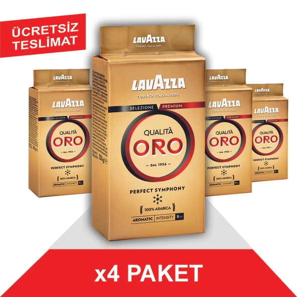 Lavazza Qualita Oro Filtre Kahve (250gr) x4