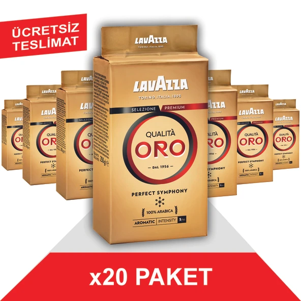 Lavazza Qualita Oro Filtre Kahve (250gr) x20 ürün görseli
