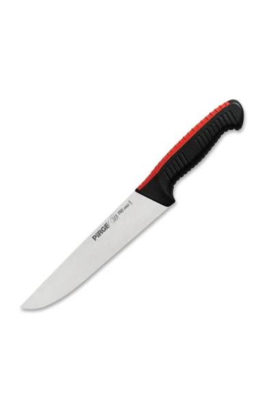 Pirge PRO 2002 SÜPER TUTUŞ KASAP BIÇAĞI NO:3 19 CM (ÇİFT RENKLİ VE KANALLI) SİYAH31383 - 1
