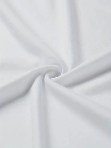 20/1 Penye Compack I TRIED TO WARN YOU. Baskılı Oversize Bisiklet Yaka T-shirt - Beyaz - Resim 2