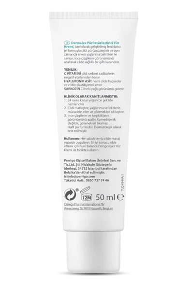 Dermalex Pure Balance50 Ml Pürüzsüzleştirici Krem*36 ürün görseli 1