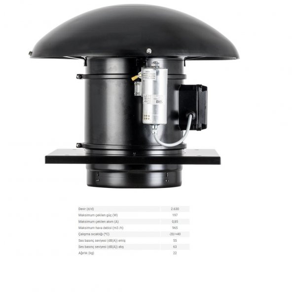 Soler & Palau TH-1100/250 EX EEXeIIT3 Kıvılcım Çıkartmayan Havalandırma Exproof Fan Yurt Sanayi Şantiye Endüstri AGMair agm air Soler Palau - 4
