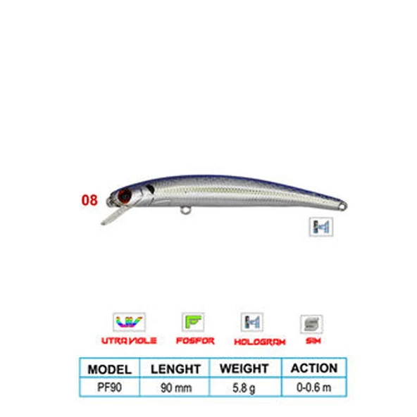 Wily LEGEND CL:08 90mm 5,8gr 0-0,6m Suni Balık ürün görseli 1