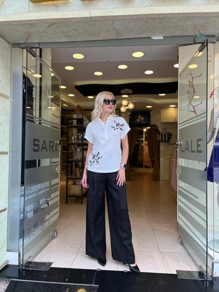 ARKASI NAKIŞLI TİŞÖRT ürün görseli 1