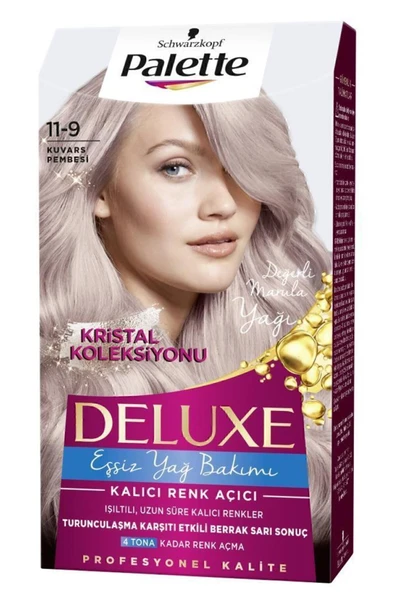 Palette Deluxe 11-9 Kuvars Pembesi X 2 Adet Saç Boyası - Resim 2
