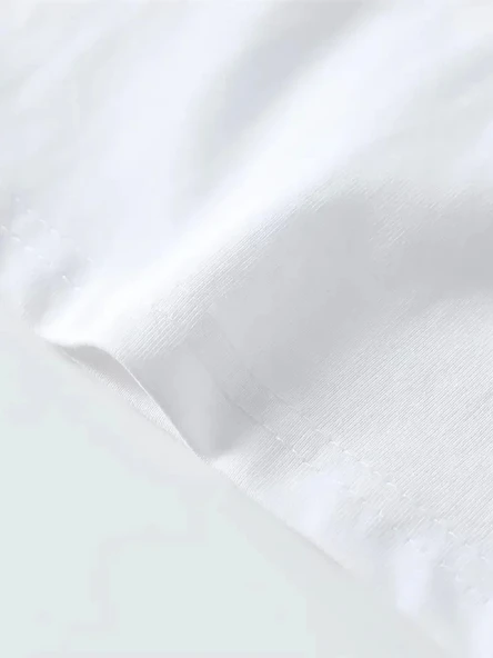 Baskı Erkek Oversive Tişört, Grafik Tişört Erkek Yazlık Outdoor Kıyafetleri, Sporda ve Günlük Giyime Uygun - Beyaz - Resim 3