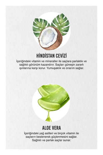 Urban Care Saç Kremi 250 Ml Pure Coconut ve Aloe Vera*24 - 5