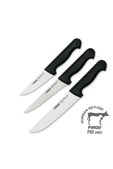 Pirge PRO2002 Kurban Bıçak Seti 3’lü 35180 - 1