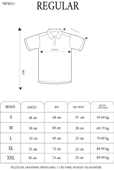 Yakası Düğmeli Yakalı Pike Baskılı T-Shirt - Beyaz - Resim 3