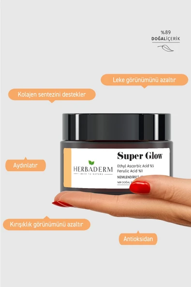 HERBADERM SUPER GLOW AYDINLATICI,LEKE KARŞ. NEMLEN - 1