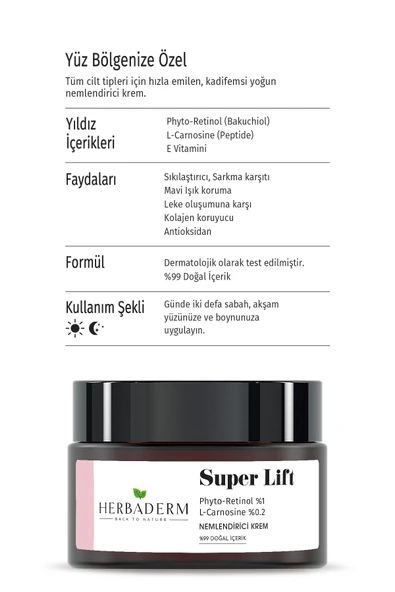 HERBADERM SUPER LIFT SIKILAŞ.LEKEKARŞ.MAVİIŞIK KOR - 8