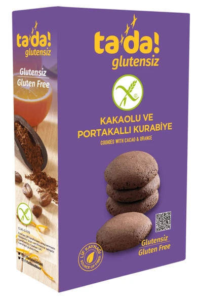 Tada Glutensiz Kakaolu Portakallı Kurabiye 100 gr