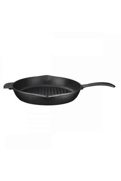 YUVARLAK SAPLI IZGARA TAVA ÇAP 28 CM .LVECOYGT28