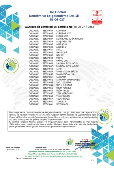 Happy Life Organik Alıç Sirkesi Cam 500 ml X 3 Adet - 4