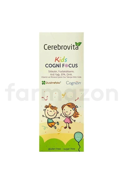 Cerebrovita Kids Cogni Focus Şurup 150 ml