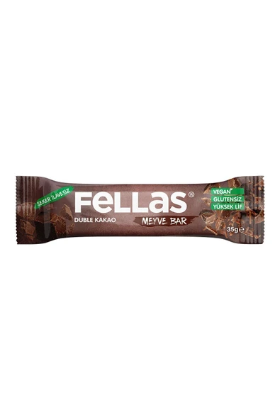 Fellas Meyve Bar - Duble Kakaolu 35g x 12 Adet - 3