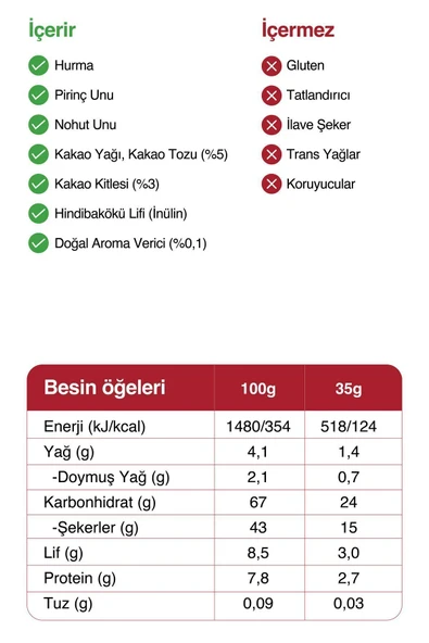 Fellas Meyve Bar - Duble Kakaolu 35g x 12 Adet - 6