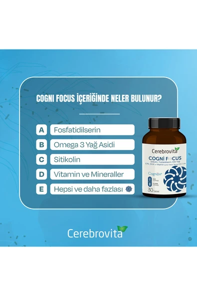 Cerebrovita Cogni Focus Tablet - 4