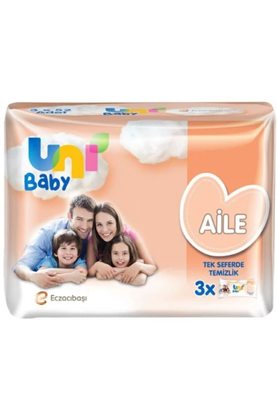 Uni Baby Aile Islak Mendil 3 X 52 Adet