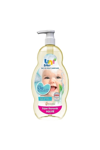 Uni Baby Saç Ve Vücut Şampuanı 900 ml