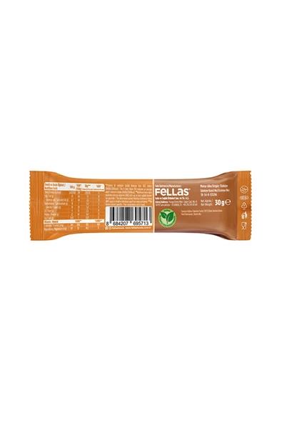 Fellas Yer Fıstıklı Kuruyemiş Bar 30g x12 Adet - 2