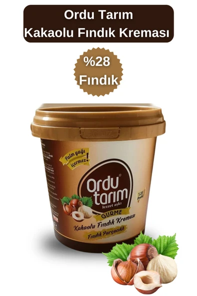 ORDU TARIM Ordu Tarım Kakaolu Fındık Kreması 800 gr - 1