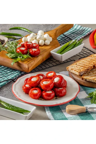 Sosero Peynir Dolgulu Kiraz Biber 3 x 290 gr Cam Kavanoz - 3