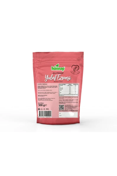 Hünnap Glutensiz Yulaf Ezmesi 300 GR - 2