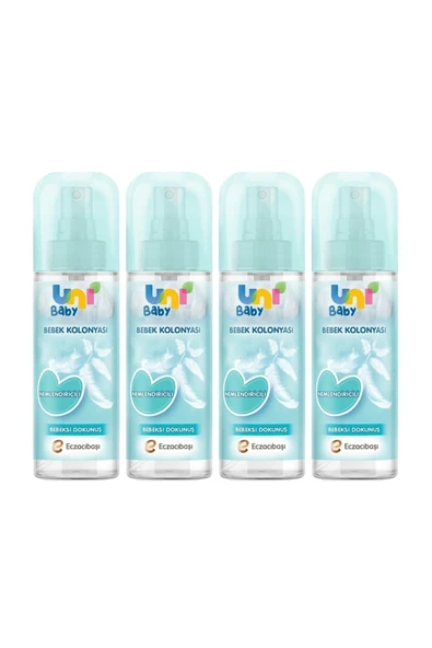 Uni Baby Bebek Kolonyası 150 ml Bebeksi Dokunuş X 4 Adet