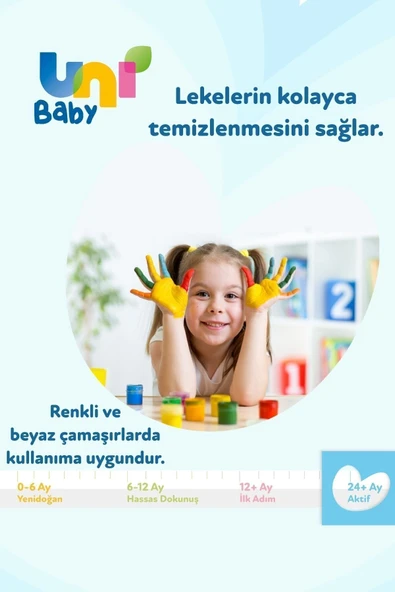 Uni Baby Sıvı Çamaşır Deterjanı 1500 ml X 3 Adet - 6