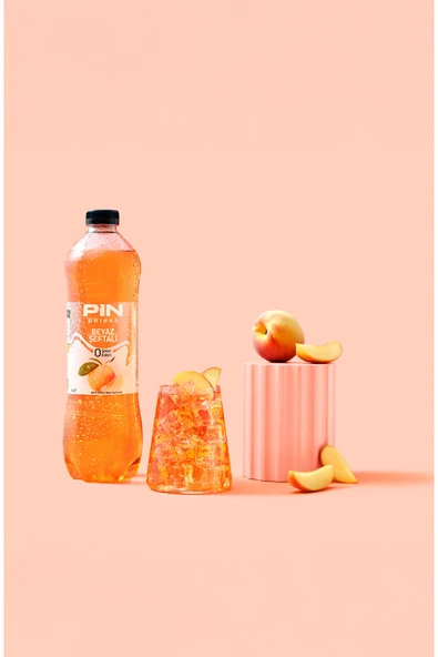 Pin Beyaz Şeftali Beyaz Çaylı Özel Seri - Şekersiz & Kalorisiz 1 Litre X 6 Adet Ice Tea - 2