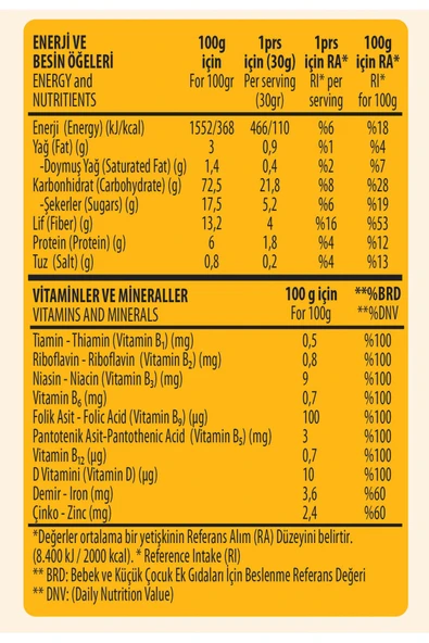 Hünnap Good Keçi Sütlü Vitaminli Kakaolu Gevrek 240 GR - 3