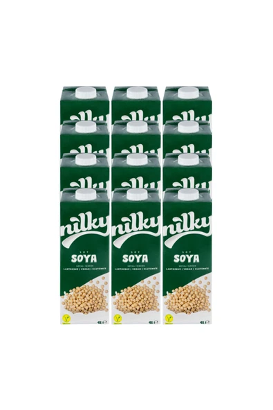 NİLKY Nilky Soya Sütü Laktosuz Vegan Glütensiz 12x1