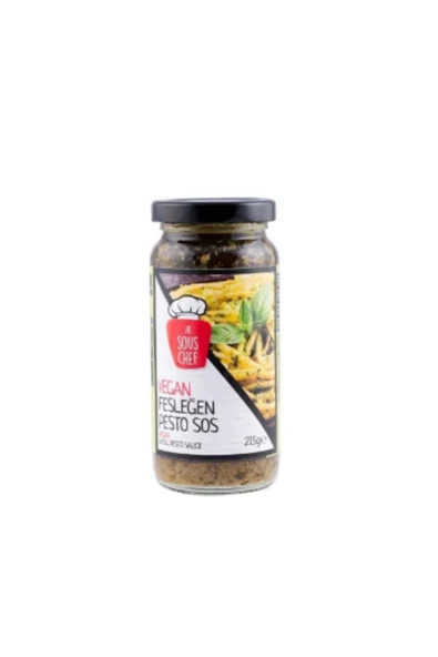 Chef Seasons Jr Sous Chef Vegan Fesleğen Pesto Sos 220 gr