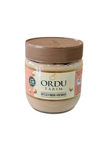 ORDU TARIM Sütlü Fındık Kreması %30 Fındık