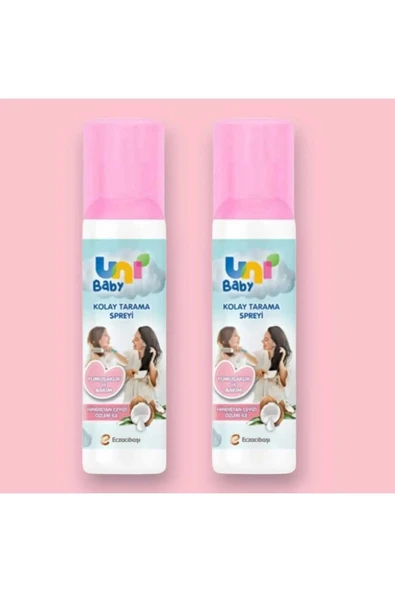 Uni Baby Kolay Tarama Spreyi 200 ml 2 Adet.