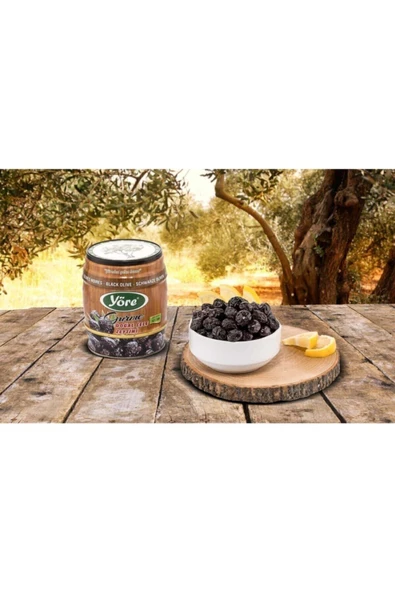 Yöre Gemlik Doğal Sele Siyah Zeytin 750 Gr. Teneke - 2