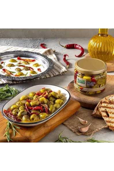 Sosero Grill Izgara Zeytin 290 gr Cam Kavanoz - 2