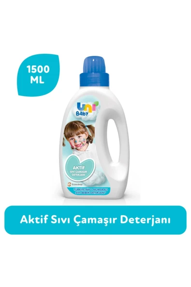 Uni Baby 1500 ml Aktif Çamaşır Deterjanı Ve Yumuşatıcı - 3