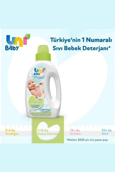 Uni Baby Hassas Çamaşır Deterjanı 1500 ml X 2 Adet - 2