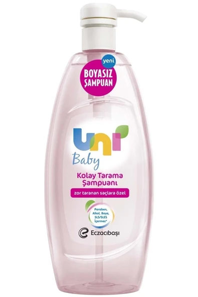 Uni Baby Bebek Kolay Tarama Seti Şampuanı 700ml Saç Tarama Spreyi 200ml - 3