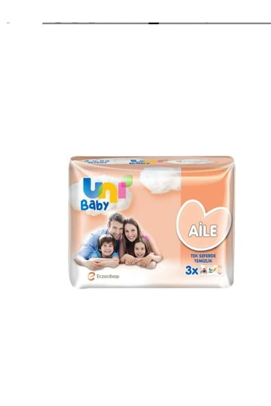 Uni Baby Aile Islak Mendil 3 X 52 Adet - 3