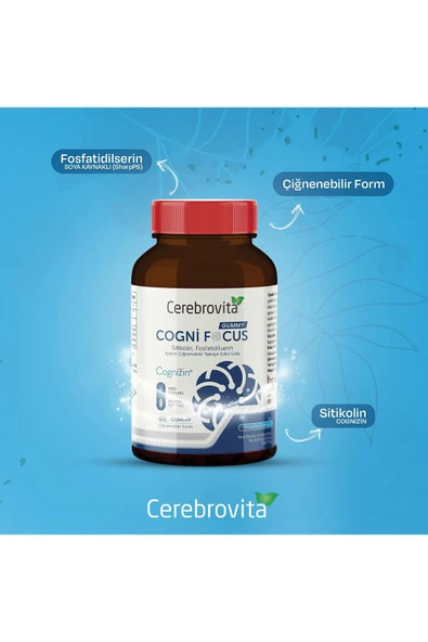 Cerebrovita Cogni Focus Gummy - 2