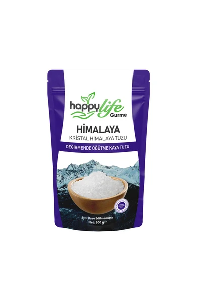 Happy Life HAPPY LİFE GURME HİMALAYA TUZU KRİSTAL 500 GR ürün görseli