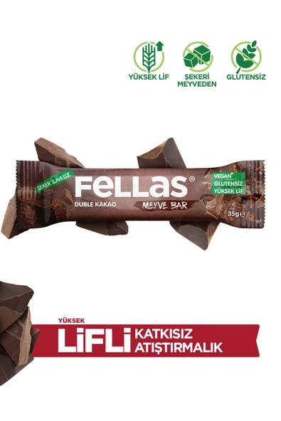 Fellas Meyve Bar - Duble Kakaolu 35g x 12 Adet