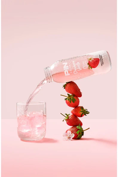 Pin Strawberry Vanilla Beyaz Çaylı Özel Seri - Şekersiz & Kalorisiz 250 Mlx12 Adet Ice Tea - 3